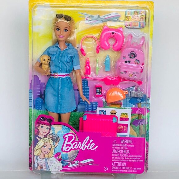 New in Box-Mattel-Barbie Explore And Discover Barbie Traveler Doll - Picture 4 of 14
